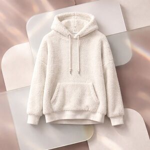 H&M Cream Fleece Hoodie